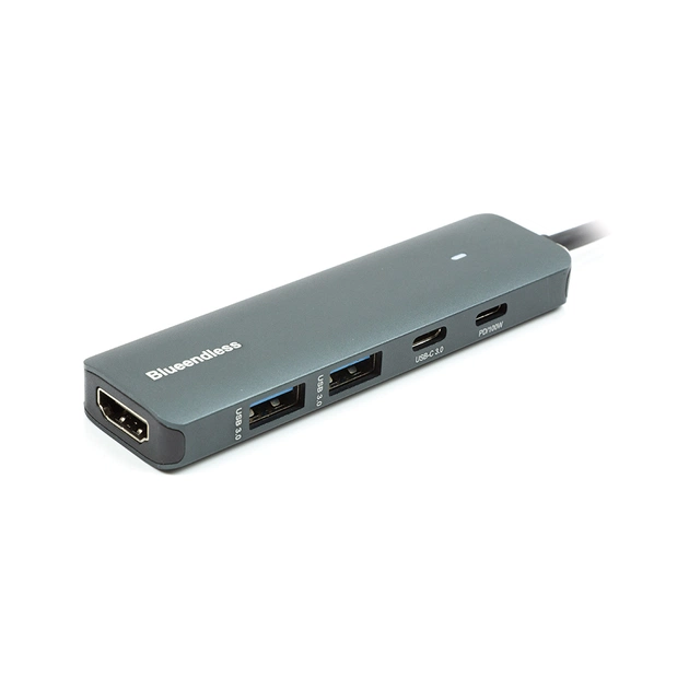 Концентратор Blueendless USB-C to 2xUSB 3.0 + USB-C PD + HDMI (CA913435) - изображение 1