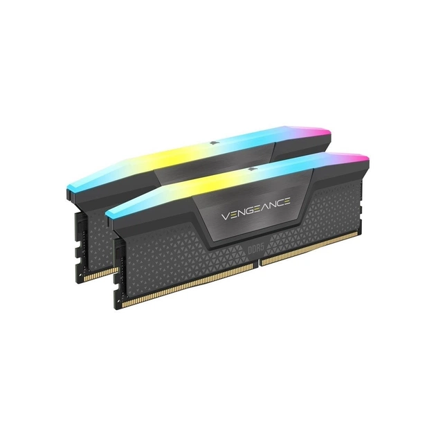 Модуль пам'яті для комп'ютера DDR5 32GB (2x16GB) 5600 MHz Vengeance RGB Corsair (CMH32GX5M2B5600Z36K) - зображення 1