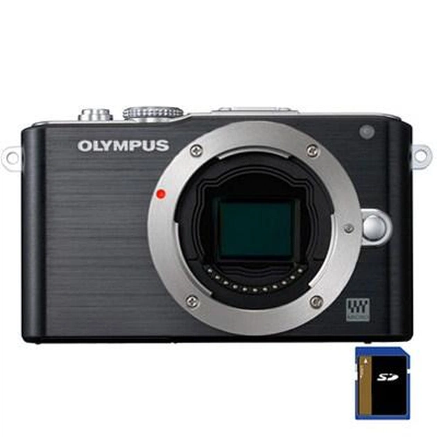 Цифровий фотоапарат Olympus PEN E-PL3 12-50 mm kit black (V20503FBE000) - изображение 1