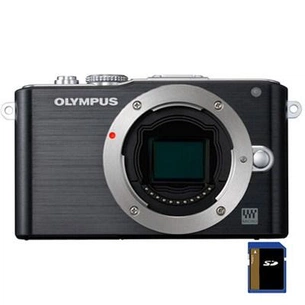 Цифровий фотоапарат Olympus PEN E-PL3 12-50 mm kit black (V20503FBE000) зображення 1
