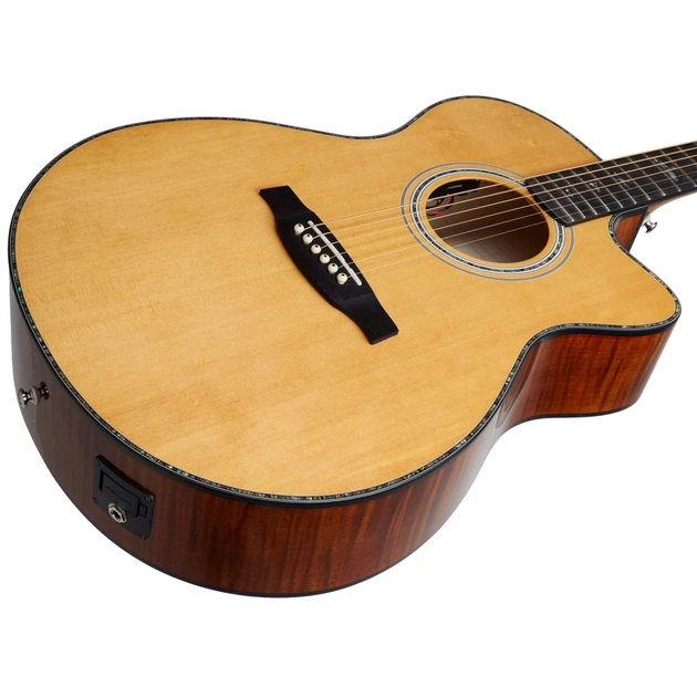 Гітара електроакустична PRS SE A50E - Natural w / Black Gold Burst (SEAE50EBG) - picture 4