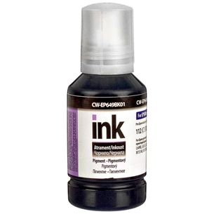 Чорнило ColorWay Epson L-6490/L65XX 127мл Black Pigm. (CW-EP649BK01) зображення 1
