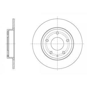 Гальмівний диск REMSA 61575.00 зображення 1