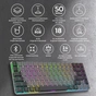 Клавіатура GamePro MK230R Red Swich Low Profile RGB Wireless/Bluetooth/USB Dark Gray (MK230R) - зменшене зображення 8