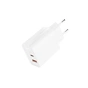 Зарядний пристрій XO QC16U 1xUSB-C PD30W + 1xUSB QC3.0 GaN white (XO-QC16U) - зменшене зображення 3