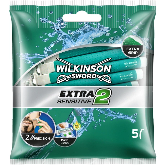 Бритва Wilkinson Sword Extra 2 Sensitive 5 шт. (5010189105095) - зображення 1