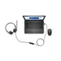Навушники Dell Wired Headset WH125 Black (520-BBLV) - зменшене зображення 6