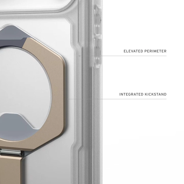 Чохол до мобільного телефона UAG Plasma XTE MagSafe iPhone 17 Pro Max Clear/Titanium (114528114G36) - picture 5