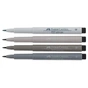 Лайнер Faber-Castell набір капілярних ручок пензликів Pitt Artist Pen India ink pen, 4 відтінки сірого (30338) - зменшене зображення 3