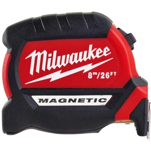 Рулетка Milwaukee магнітна GEN III 8м(26ft)/27мм (4932464603) зображення 1