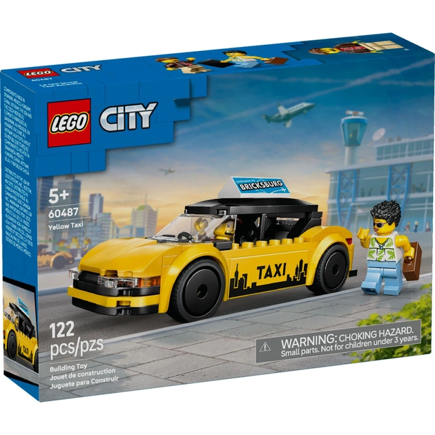 Конструктор LEGO City Жовте таксі (60487) - зображення 1