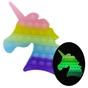 Антистрес Sibelly антистрес Pop It Unicorn Glow in Dark (SB-PPIT-UNCRN-GD) - зменшене зображення 5
