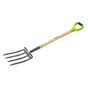 Вила Verto для копання, руків'я дерев'яне D-подібне, 127см (15G041) - уменьшенное изображение 6