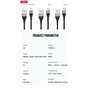 Дата кабель USB 2.0 AM to Lightning 1.0m 2.4A double-side grey XO (NB188-L-1-GR) - зменшене зображення 4