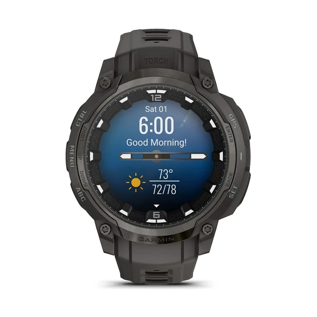 Смарт-годинник Garmin Instinct Crossover AMOLED, Charcoal Grey/Charcoal Grey, GPS смарт-годинник (010-03398-00) - picture 10