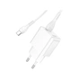 Зарядний пристрій HOCO C98A Proton USB QC3.0 + cable USB to USB-C White (6931474766878) - зменшене зображення 4