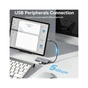 Концентратор Vention USB-C 6-in-1 3xUSB 3.0 + HDMI 4K30Hz + SD/TF 0.15m (TOOHB) - зменшене зображення 7
