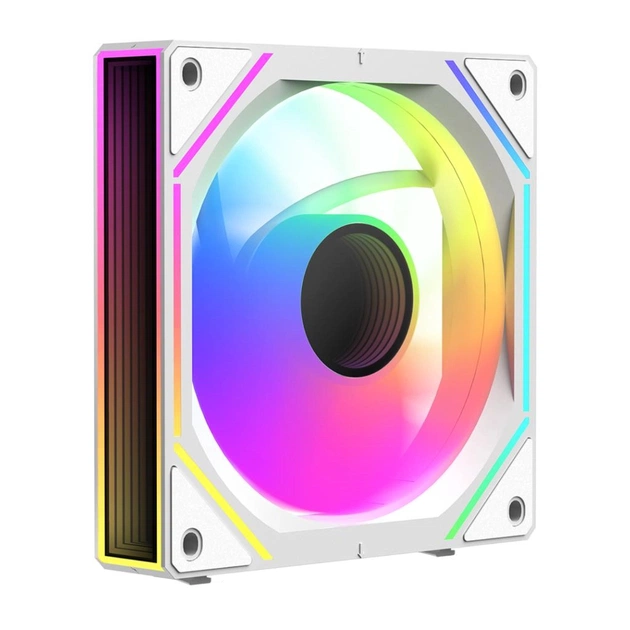 Кулер до корпусу OCYPUS GAMMA F12 UNI ARGB білий (GAMMA-F12-WH1AM00U-GL) - зображення 1