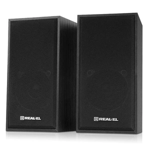 Акустична система REAL-EL S-202 Black зображення 1
