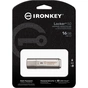 USB флеш накопичувач Kingston 16GB IronKey Locker Plus 50 AES Encrypted USB 3.2 (IKLP50/16GB) - зменшене зображення 5