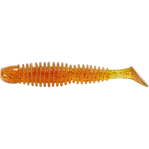 Силікон рибальський Reins Bubbling Shad 3" 566 Motor Oil Red Flake (8 шт/уп.) (1552.03.01) - зображення 1