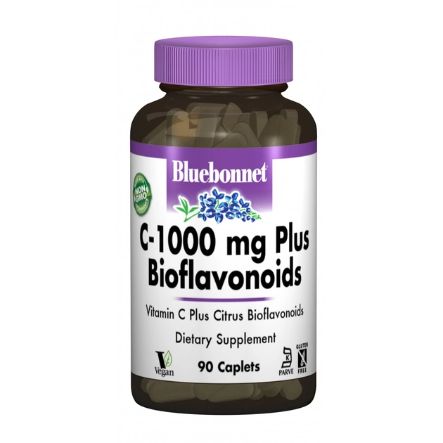 Вітамін Bluebonnet Nutrition С-1000 + Біофлавоноїди, 90 капсул (BLB0528) - зображення 1