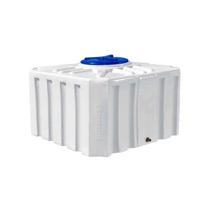 Ємність для води Рото Європласт квадратна харчова 500 л куб біла (19) зображення 1