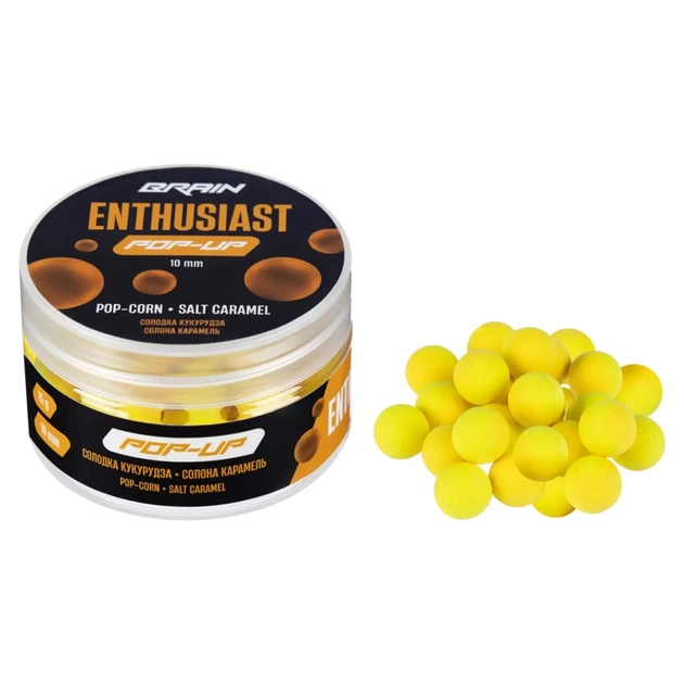 Бойл Brain Enthusiast Pop-Up Pop-Corn Salt Caramel (Солодка кукурудза-Солона карамель) 10mm 15g (1858.11.93) - изображение 1