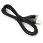 Дата кабель USB 2.0 AM to USB-C 1.0m cylindric nylon back Vinga (VCPDCTCCANB1BK) - зменшене зображення 3