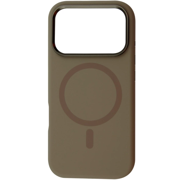 Чохол до мобільного телефона BeCover FIBRA Silicone OmniMag Apple iPhone 17 Pro Brown (716214) - зображення 1