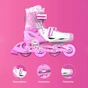 Роликові ковзани Neon Inline Pink розмір 34-37 (NT08P4) - зменшене зображення 6