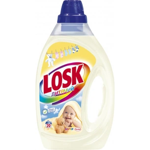 Гель для прання Losk Дитячий 1 л (9000101405897) зображення 1