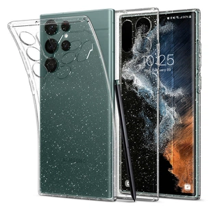 Чохол до мобільного телефона Spigen Samsung Galaxy S22 Ultra Liquid Crystal Glitter, Crystal Qua (ACS03913) зображення 1