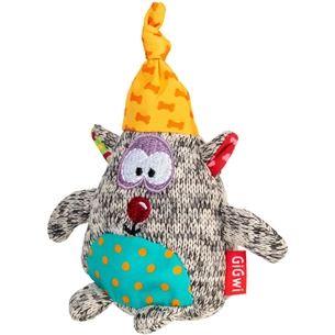 Іграшка для собак GiGwi Plush Ведмідь з пискавкою 10 см (75044) зображення 1