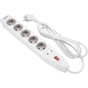 Мережевий фільтр живлення 2E 5XSchuko, 3G*1.5мм, 2м, white (2E-SP515M2WH) - зменшене зображення 1