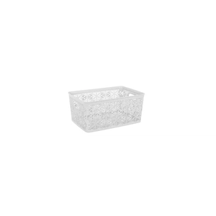 Кошик для зберігання Violet House 0501 1 Ажур White 5 л (0501 1 Ажур W б/кр. 5 л) зображення 1
