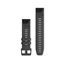 Ремінець до смарт-годинника Garmin fenix 6 solar 22mm QuickFit Slate Gray Silicone (010-12863-22) - зменшене зображення 2