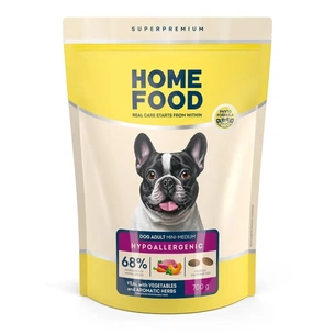 Сухий корм для собак Home Food ADULT MINI/MEDIUM Hypoallergenic з телятиною, овочами та духмяними травами 700 г (4820290090323) зображення 1