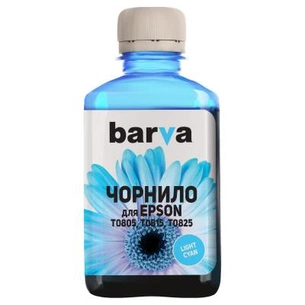 Чорнило Barva EPSON T0815 LIGHT CYAN 180г (E081-147) зображення 1