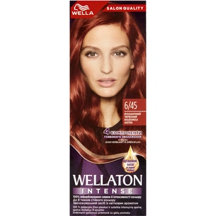 Фарба для волосся Wellaton 6/45 Вулканічний червоний 110 мл (4064666085647) зображення 1