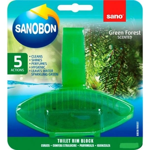 Туалетний блок Sano Зелений ліс 55 г (7290102990030) зображення 1