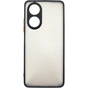Чохол до мобільного телефона Dengos Matte OPPO A58 4G (black) (DG-TPU-MATT-132) - зменшене зображення 1