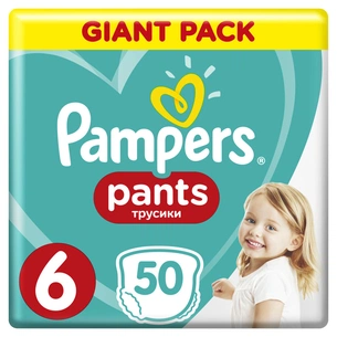 Підгузки Pampers Pants Розмір 6 (15+ кг), 55 шт (8001090995094) зображення 1