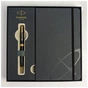 Ручка кулькова Parker SONNET 17 Black Lacquer GT BP + блокнот Parker + подар.упак. GIFT24 (86 032b24) - зменшене зображення 4