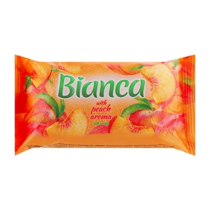Тверде мило Bianca З ароматом персику 140 г (4820023369672) зображення 1