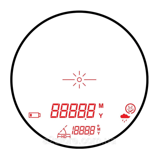 Лазерний далекомір Hawke LRF 1500 6x21 High O-LED (41212) - picture 4