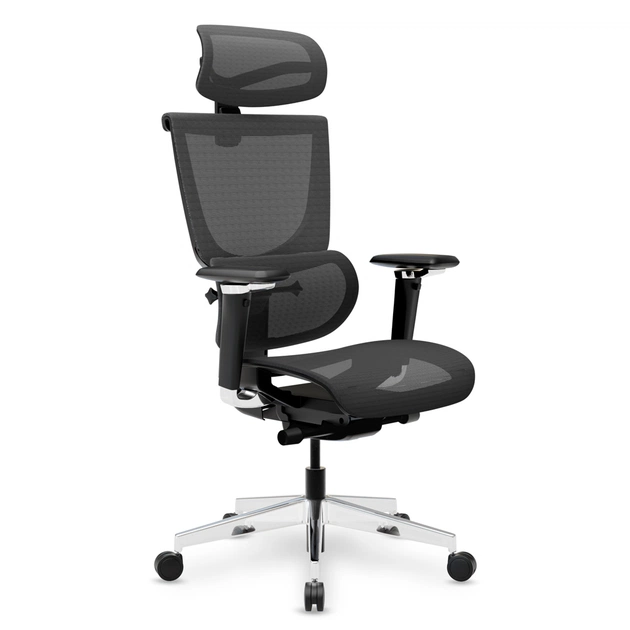 Офісне крісло Mealux S8 Air Black (HF-S8P M/B) - зображення 9