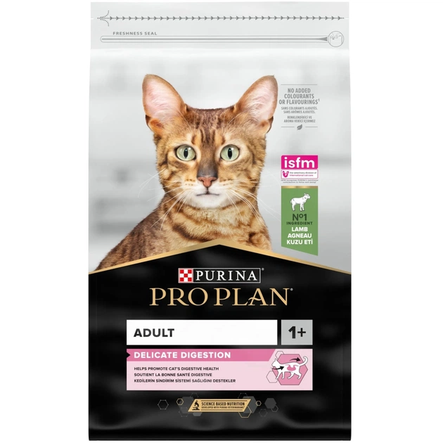 Сухий корм для кішок Purina Pro Plan Delicate Lamb зі смаком ягняти 10 кг (7613035846944) - picture 2