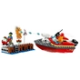 Конструктор LEGO City Пожежа на причалі 97 деталей (60213) - зменшене зображення 3