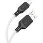 Дата кабель USB 2.0 AM to Micro 5P 1.0m Cool silicone X90 white HOCO (6931474788436) - зменшене зображення 2